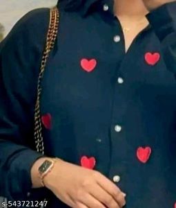 Zara Heart Print Shirt