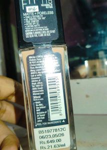 Maybelline Fit Me Foundation - Shade 115
