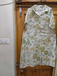Floral Button-Up Dress