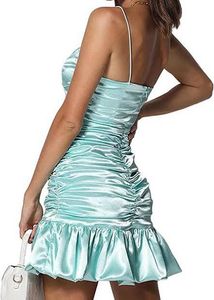 Blue Party Mini Dress