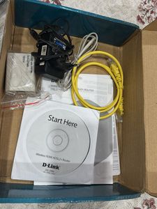D-Link N300 Adsl2 Router With Full Accessories