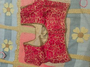 Floral Readymade Saree Blouse