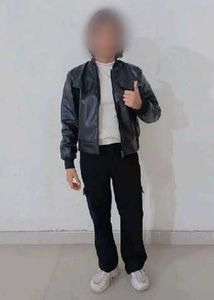 Stylish Black Leather Jacket