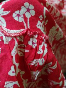 Red Anarkali