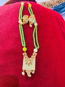 Elegant Green Jewelry Set new with tag