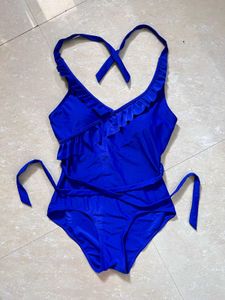 Royal Blue Swimwear Bodysuit Monokini