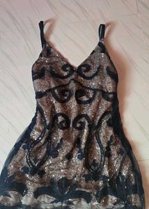 Sequin Embellished Party Dress