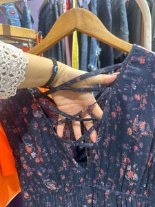 Stylish Floral Long Dreas
