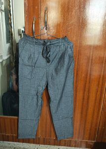 Grey Peg Trouser