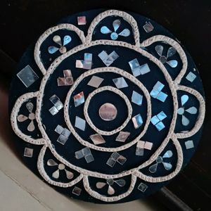 Lippan Art With Mandala And Mirror Work