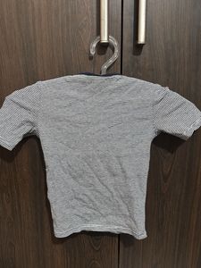 H&amp;M Scoop Neck Striped Top
