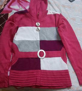 Colorful Knit Cardigan