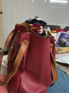 Burgundy Handbag