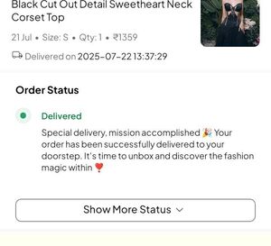 Black Corset Top