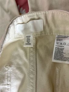 H$M brand new Cream cargo pant….
