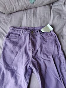 Flared Y2K Purple Pants