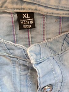 Denim Kurta