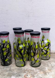 Beautiful Glass Bottles With Tight Lid