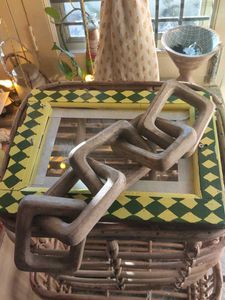 5 piece Wooden Chain Link Decor