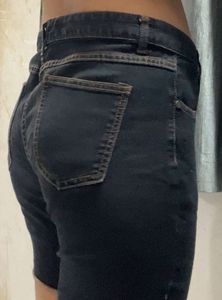 Denim Bermuda Shorts