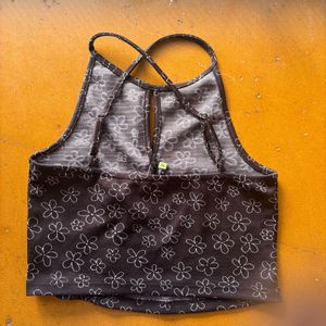 Floral Print Crop Top