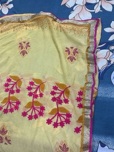Elegant Yellow Dupatta