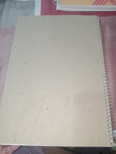 Citizen Spiral Plain Page Notebook + A4 Size Sheet