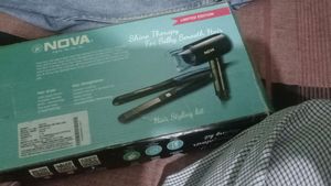 Hair Straightener And Hairdryer