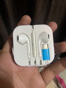 Type C Earphone Iphone Style Working Never Used
