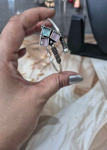 size adjustable Silver cuff Bracelet
