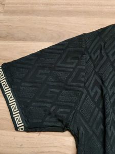 Stylish Patterned Polo Shirt