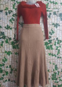 New Woolen Long😍Skirt