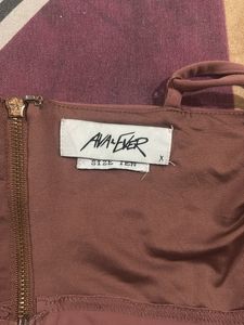 Mauve Zipper Crop Top