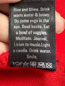 Red Buldak Ramen Crop Top