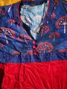 Red and Blue Dress