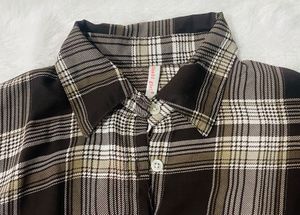Brown Plaid Shirt