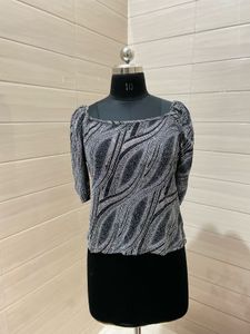 imported party glitter top