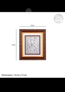 GIVA 999 Real Silver Ganpati Photo Frame