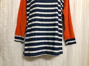 Blue &amp; Orange Long Sleeve Cotton T Shirt