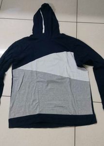 Stylish Color Block Hoodie