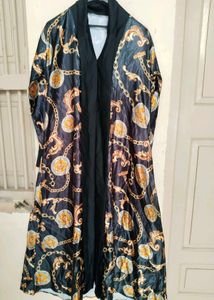 Vintage Kimono Chain Print Abaya