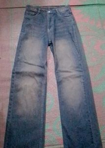Wide Leg Denim Jeans