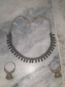 Necklace N Earings Set Antic