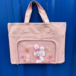 fixed price strictly no coin and swap comments on this will b ignores Beautiful Kawai Tote/laptop Bags 349 Each With 3 Compartments