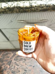 Cold Brew Candle Glass
