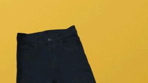 N@25 Size-26 Dark Black Wide Leg Jeans