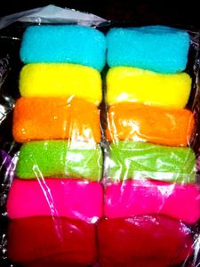Buy 1 Get1free  Multi Colour Soft Hair Band Rubber