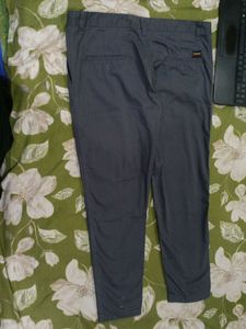 Gray Casual Pants