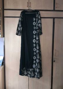 Black Printed Kurta