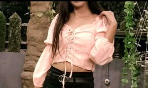 Peach Crop Top 🪷